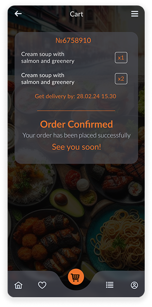 Order confirmation