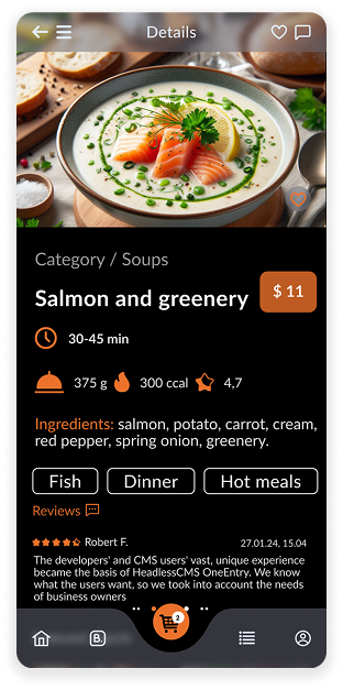 About the dish